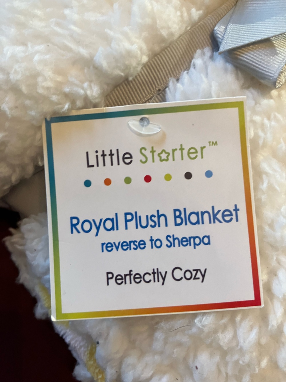 White Royal Plush Blanket - Reversible Sherpa